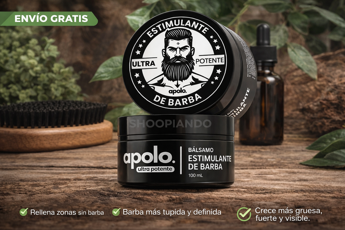 ESTIMULANTE DE BARBA APOLO 🔥