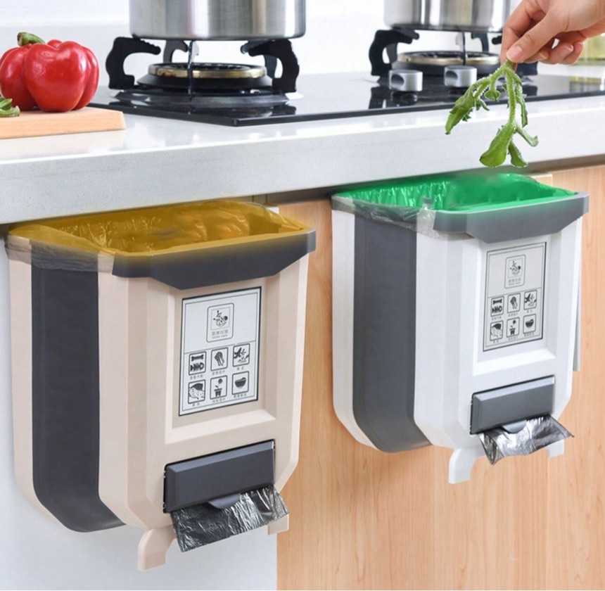 PAPELERA PLEGABLE PREMIUM CON DISPENSADOR