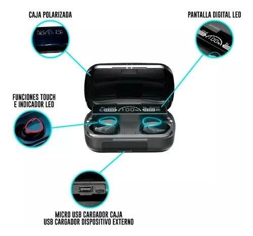 AUDIFONOS TACTILES INALAMBRICOS M10