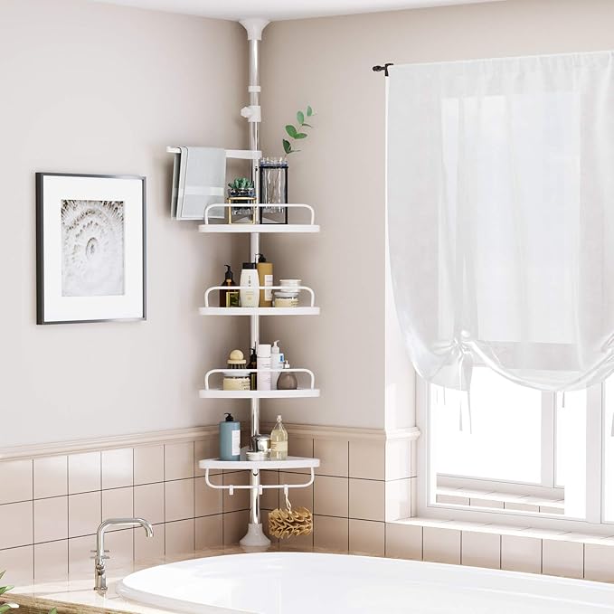 Organizador vertical de baño