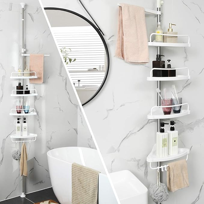 Organizador vertical de baño
