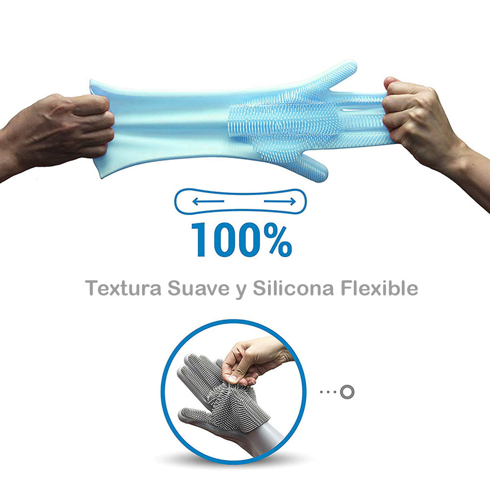 GUANTES DE SILICONA MULTIUSOS