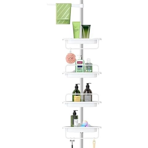 Organizador vertical de baño