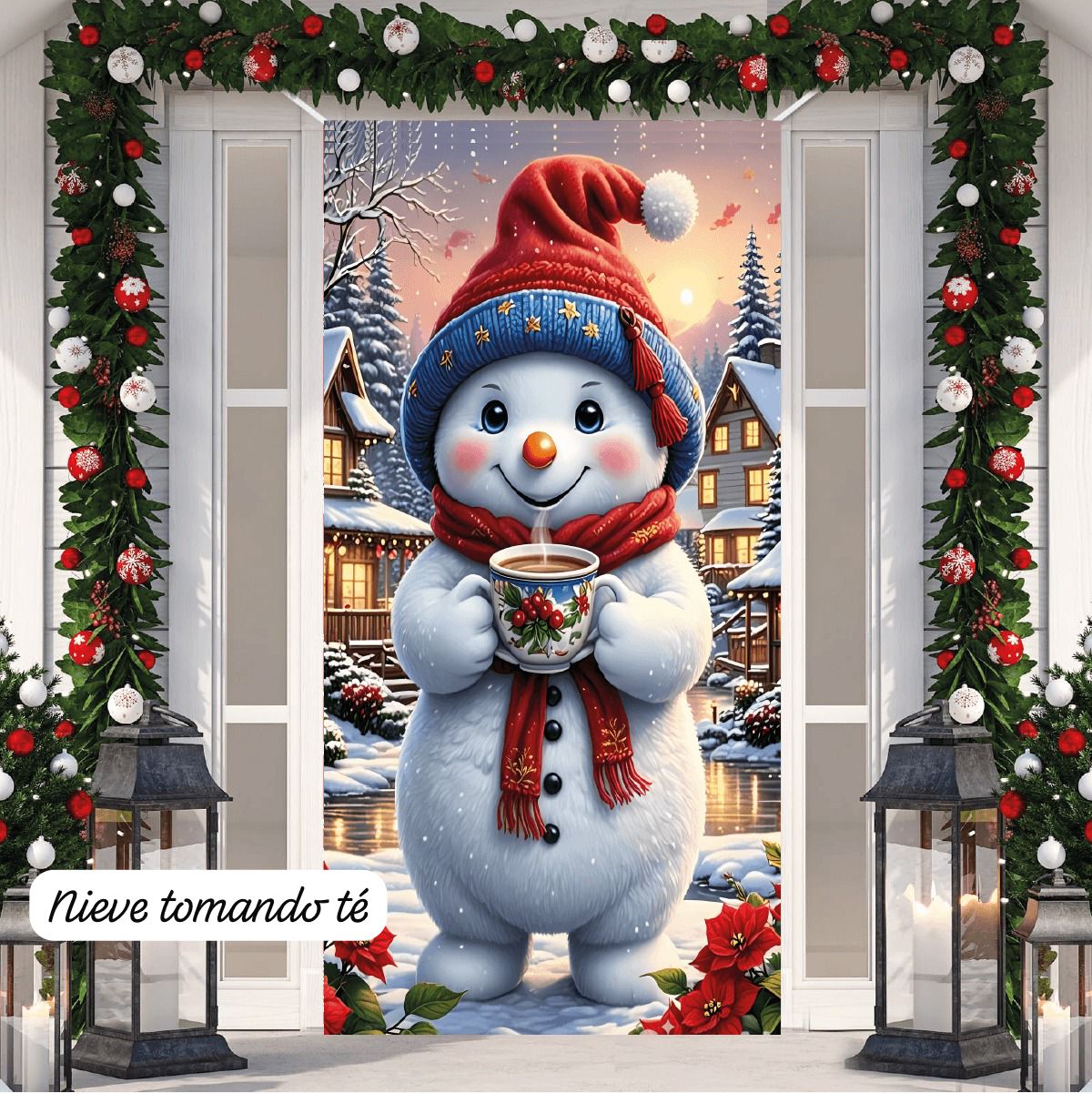 FUNDAS NAVIDEÑAS PARA PUERTAS