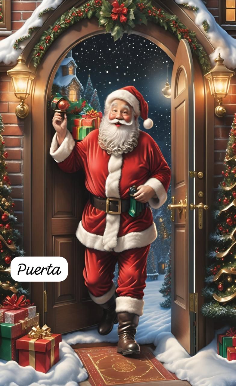 FUNDAS NAVIDEÑAS PARA PUERTAS