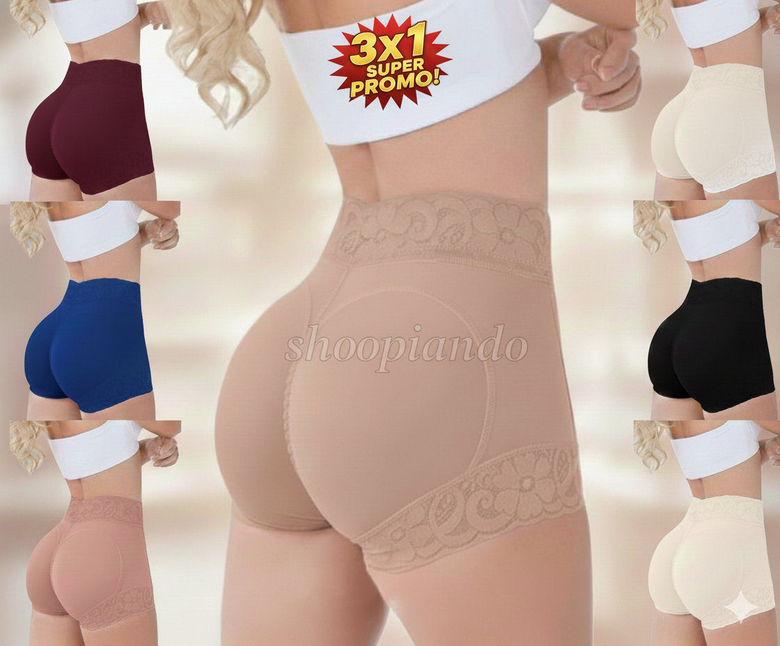 3X1 PANTY LEVANTACOLA CON FAJA