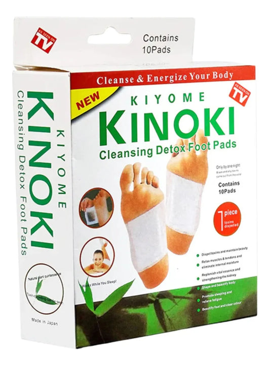 3 CAJAS X 10 UNIDADES DE PARCHES DETOX KINOKI PARA PIES