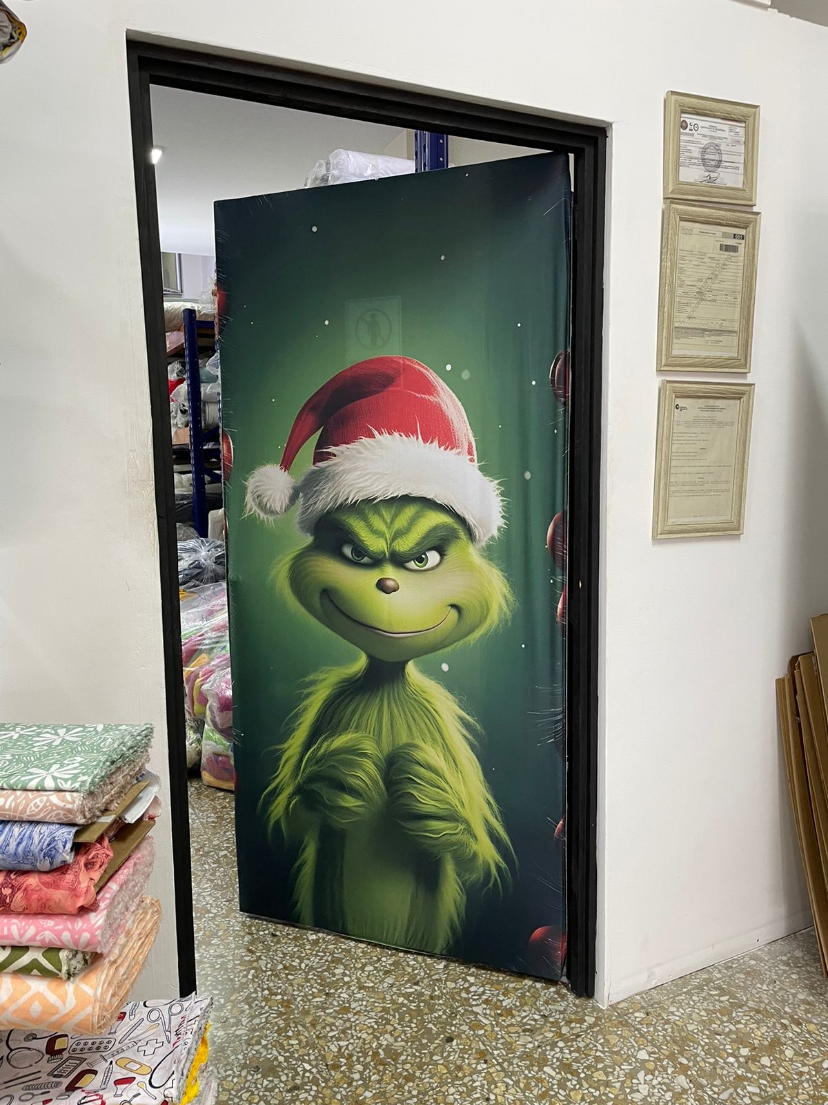 FUNDAS NAVIDEÑAS PARA PUERTAS